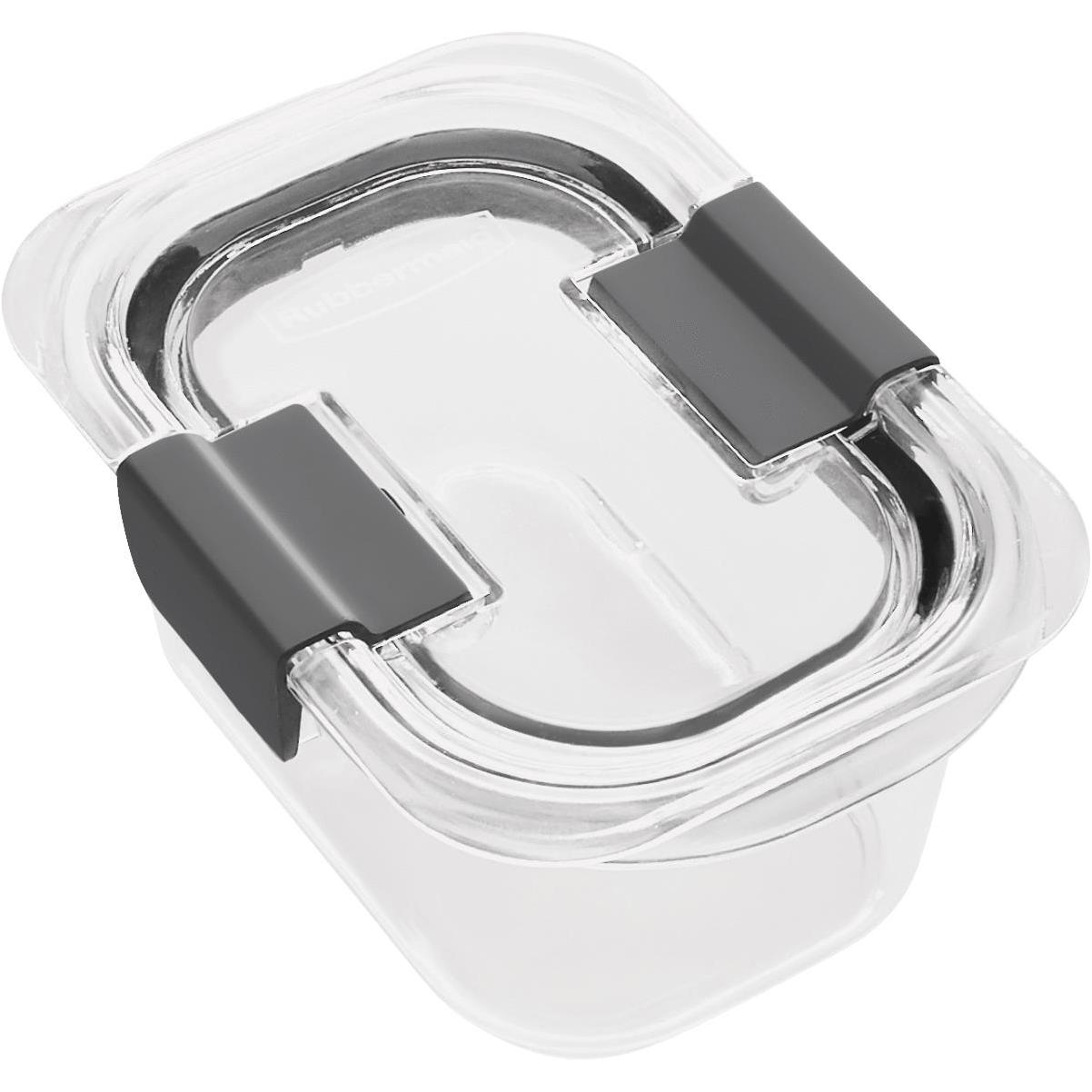 Rubbermaid Brilliance 9.6 C. Clear Rectangle Food Storage