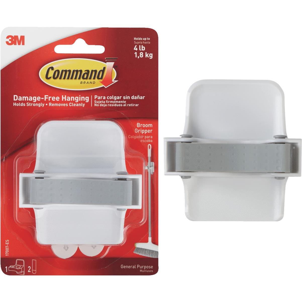 Command Large Wire Hook, White, 1 Hook, 2 Strips