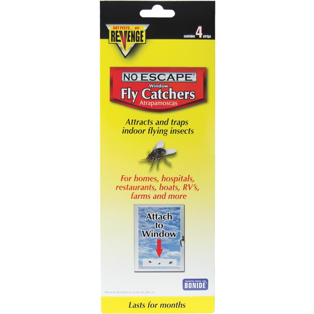 Black Flag Window Fly Trap Catches All Flying Insects 4 Traps