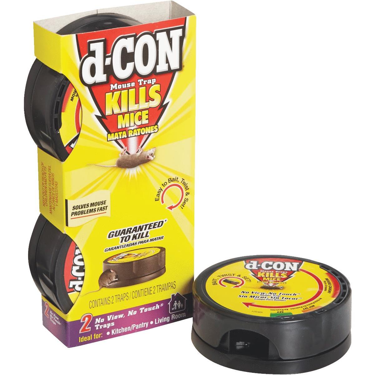 NEW d-CON Ultra Set covered mouse trap dCon - A BETTER REUSABLE MOUSE TRAP