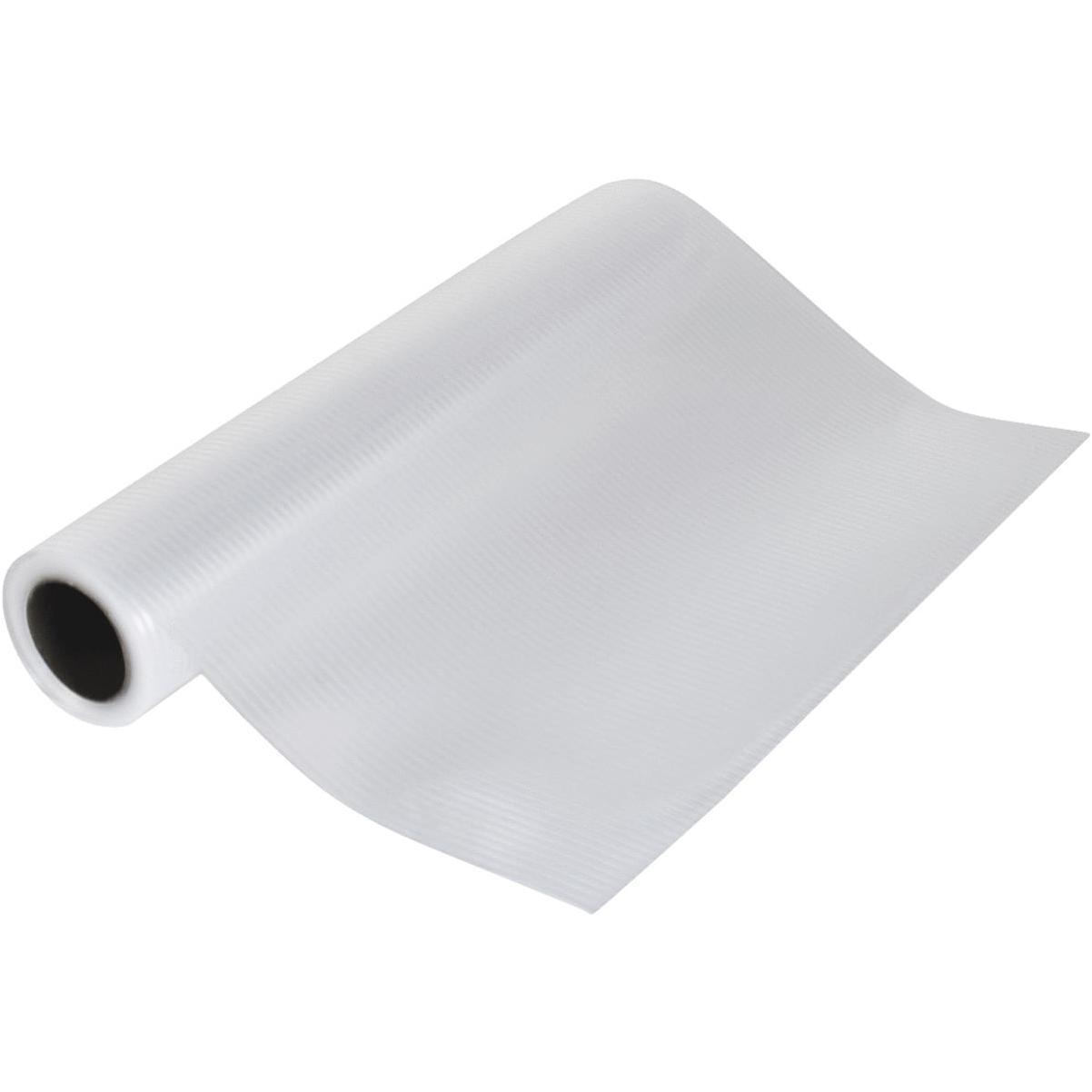 Plast-O-Mat Ribbed Nonadhesive Clear Shelf Liner