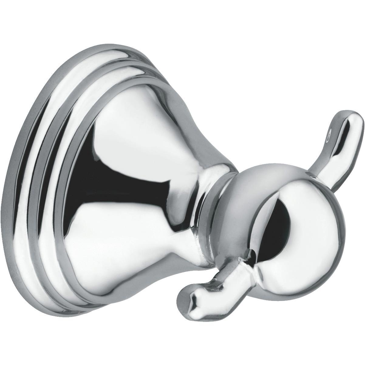 Moen Lindor Double Robe Hook, Chrome