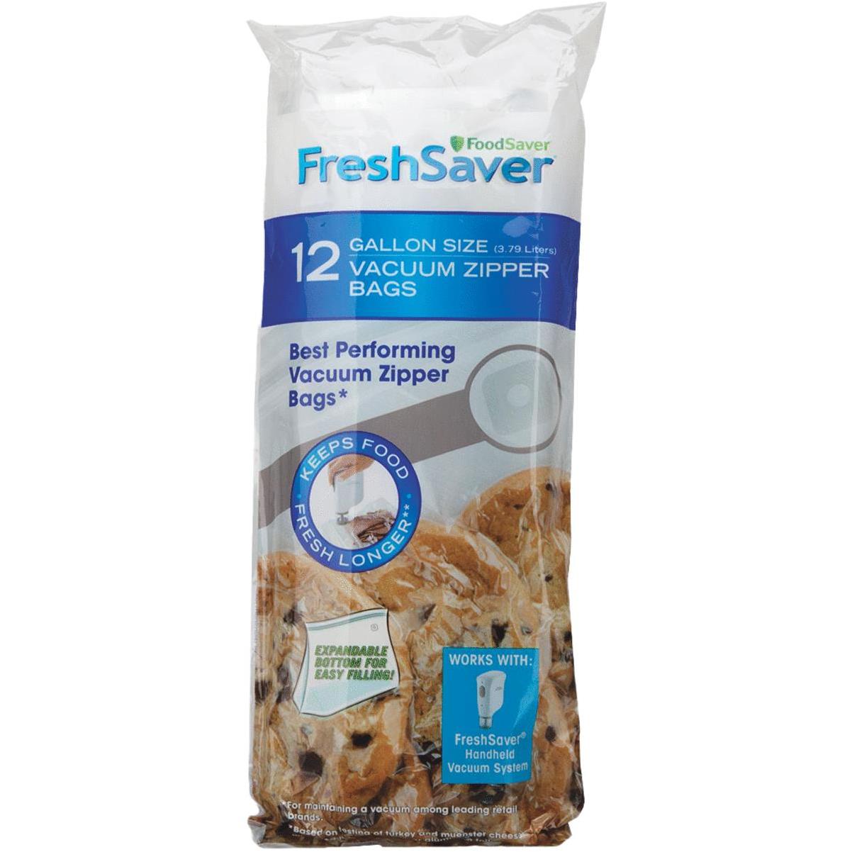 FoodSaver FreshSaver Vacuum Zipper Quart Bags (18-Count) - Power