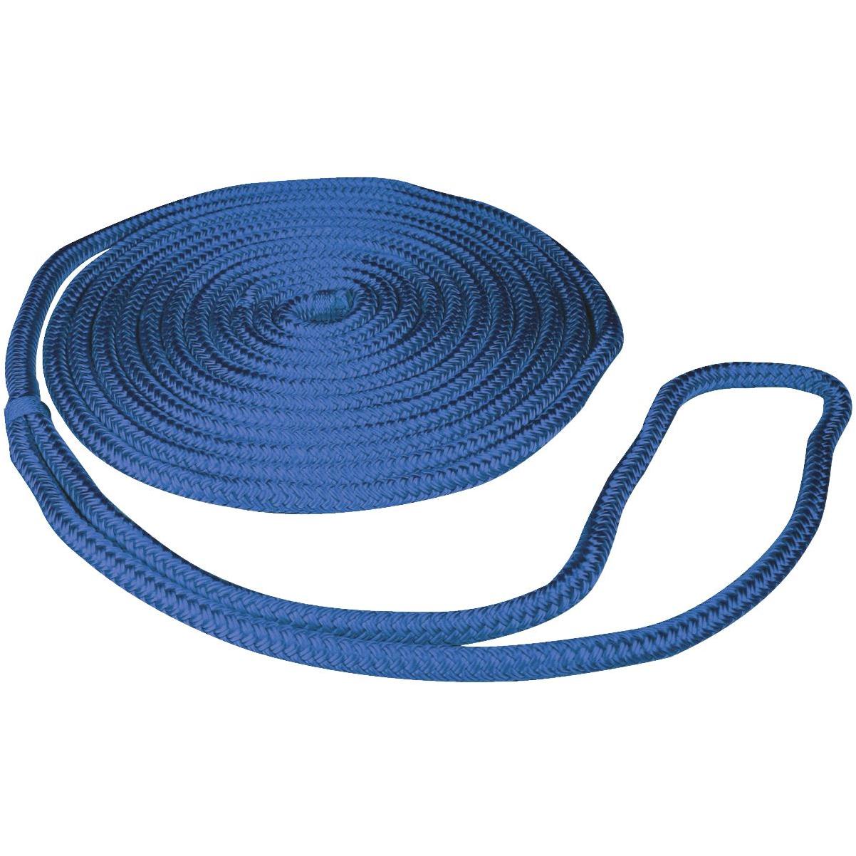 Seachoice Boat Anchor Rope, Double-Braid, Nylon, Achor Line, 3/8 In. X 100  Ft., Blue