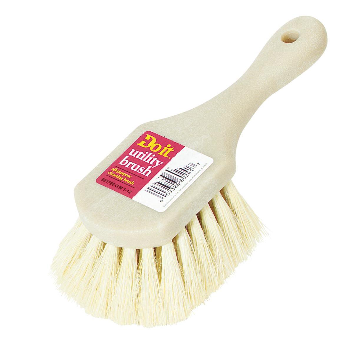 OX Pro Utility Scrub Brush 8, White Tampico Fiber