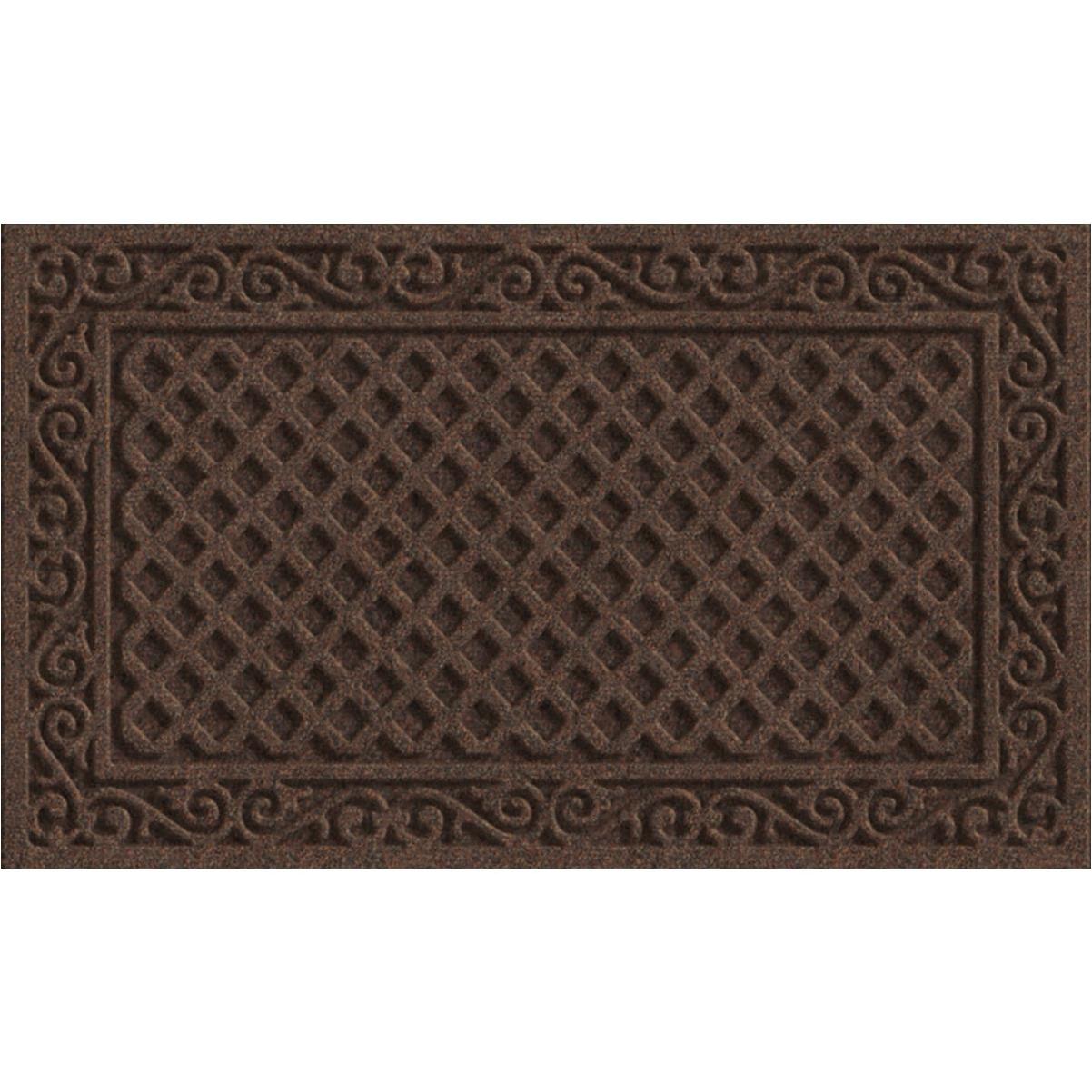 Apache Textures Walnut 18 In. x 30 In. Carpet/Recycled Rubber Door