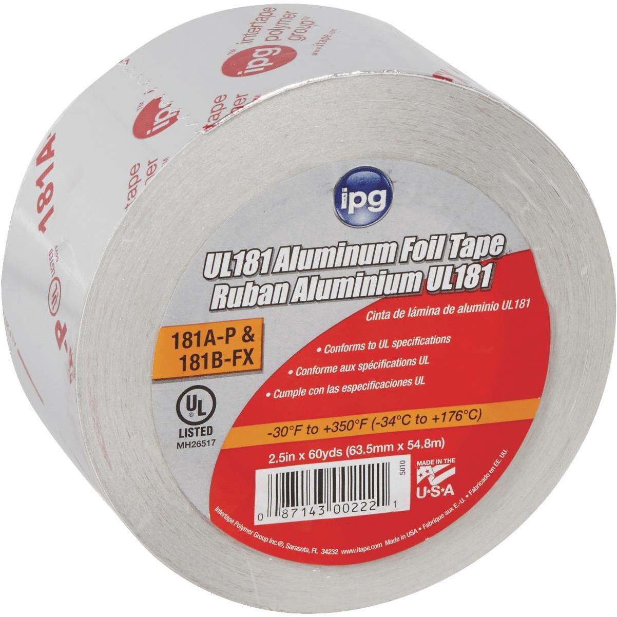 ALUMINIUM ADHESIVE TAPE FOR HIGH TEMPERATURES 350° C INSULATION