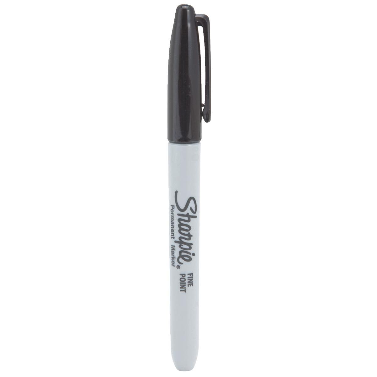 FINE TIP PERMANENT MARKER, BLACK