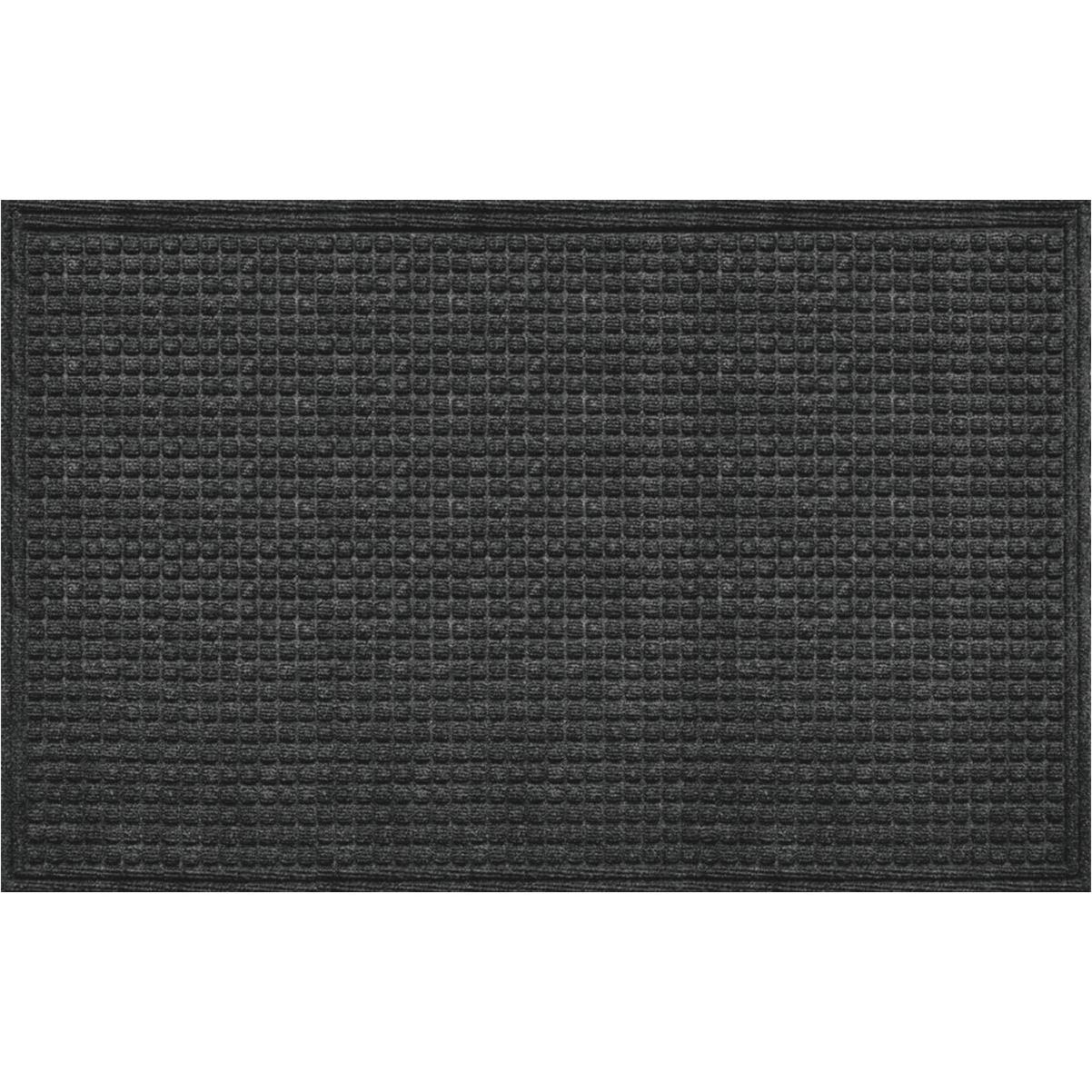 Apache Mills Brush & Clean™ Entrance Mat 3/8 Thick 4' x 6' Charcoal