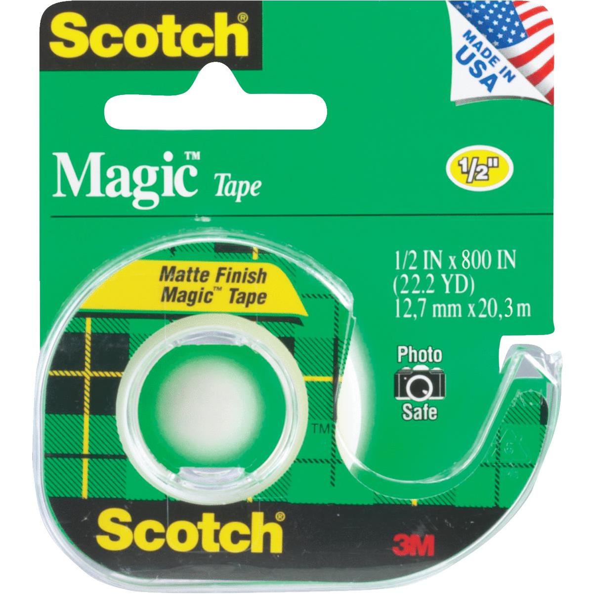 Scotch Magic Tape, 16 Rolls, 3/4 x 1000