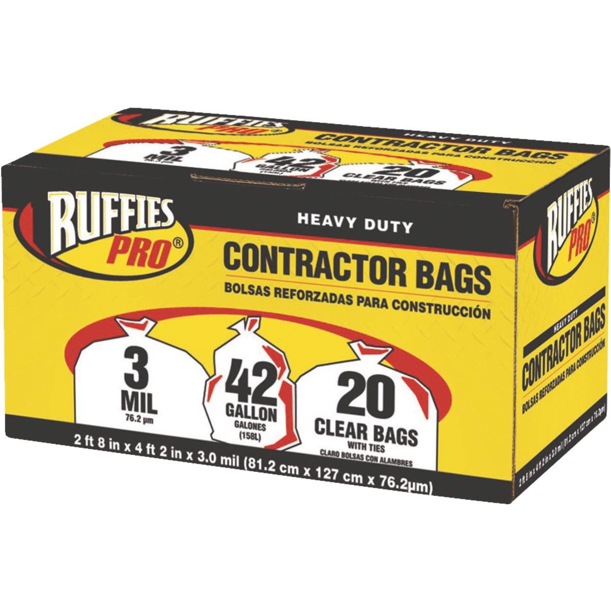 60 Gallon 4MIL Extra Large Heaviest Duty Contractor Bags