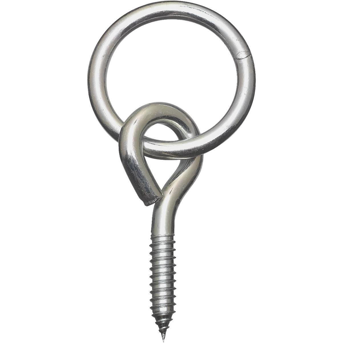 National #2 Stainless Steel Large Screw Eye