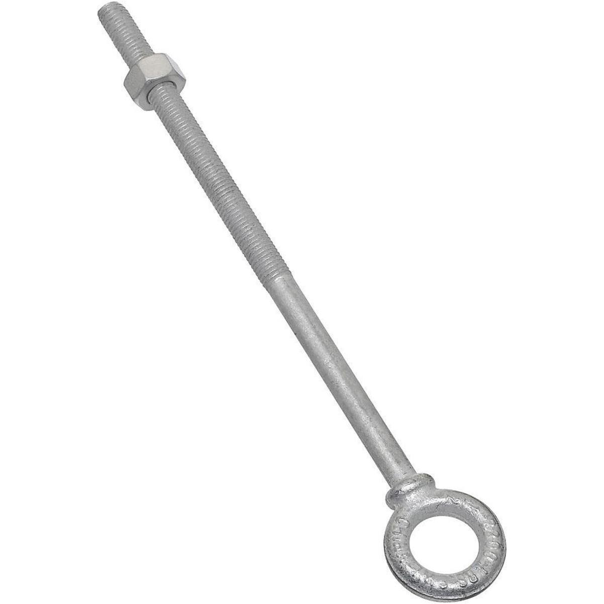 National 1/2 In. x 10 In. Galvanized Eye Bolt