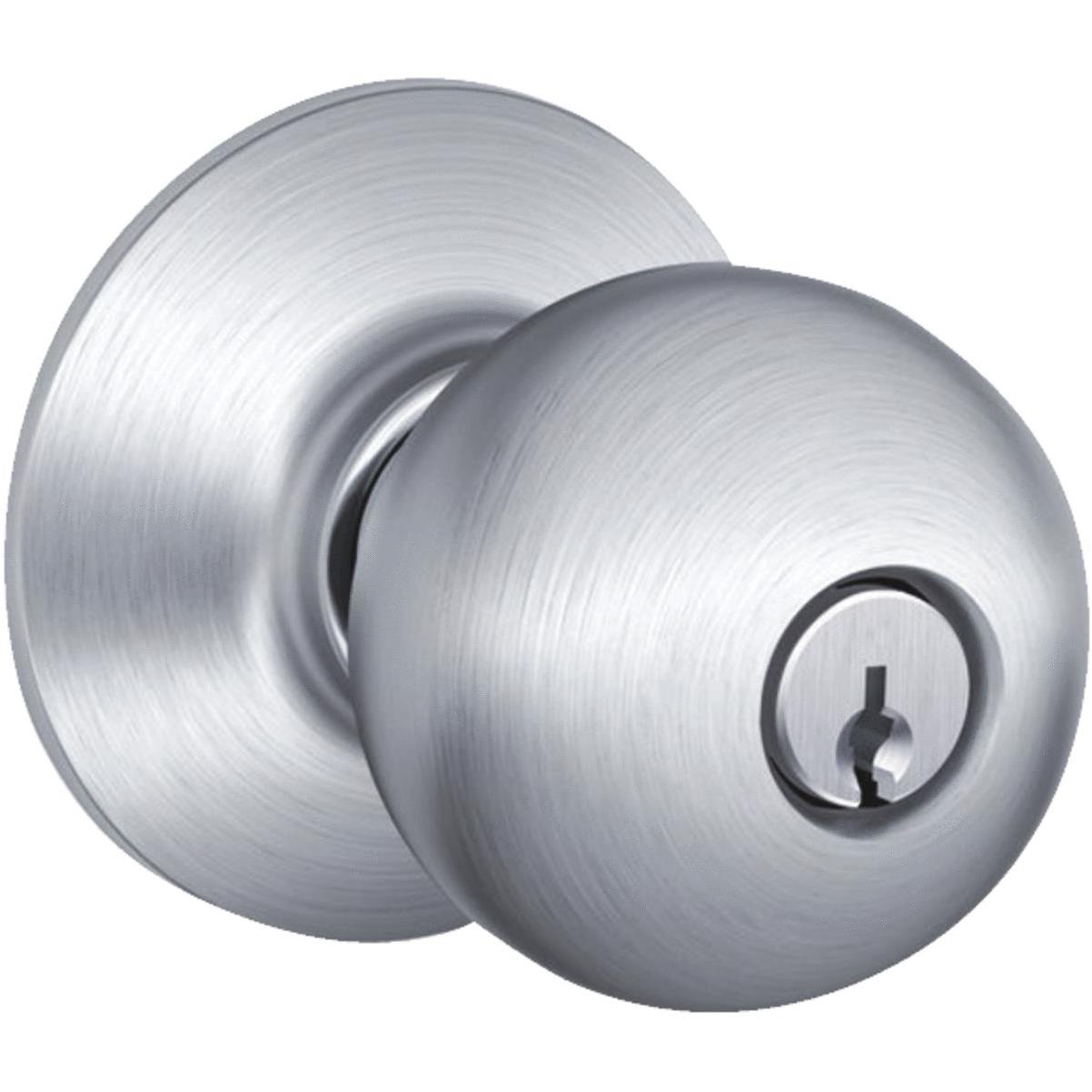 Schlage Satin Nickel Deadbolt and Door Knob Combo