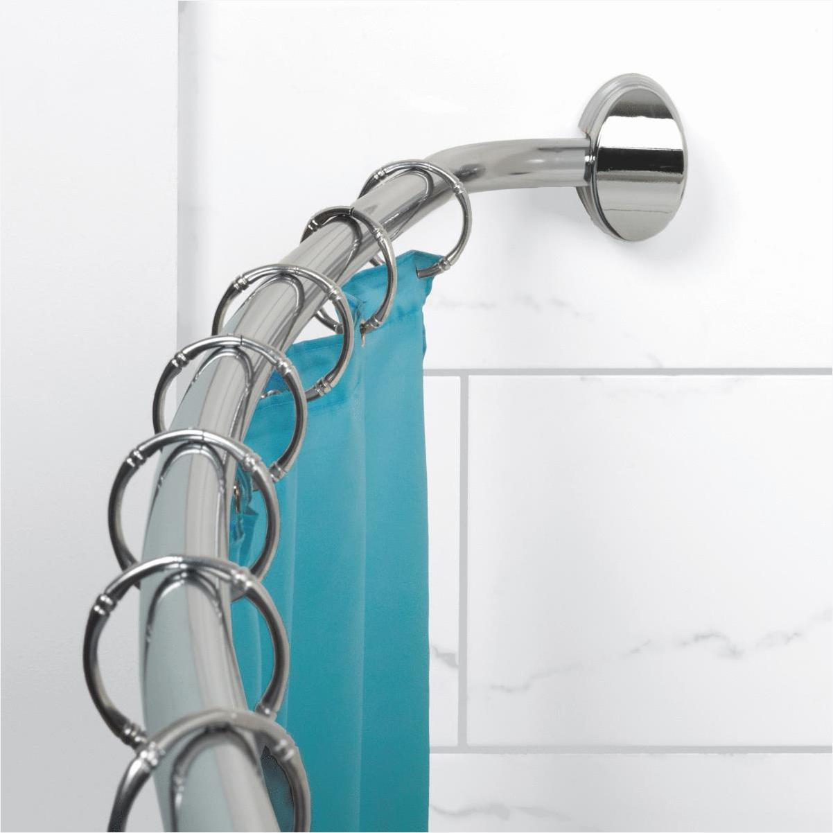 Zenith Products Tension Mount Steel Shower Pole Caddy In Satin Nickel, Bath  Accessories, Household