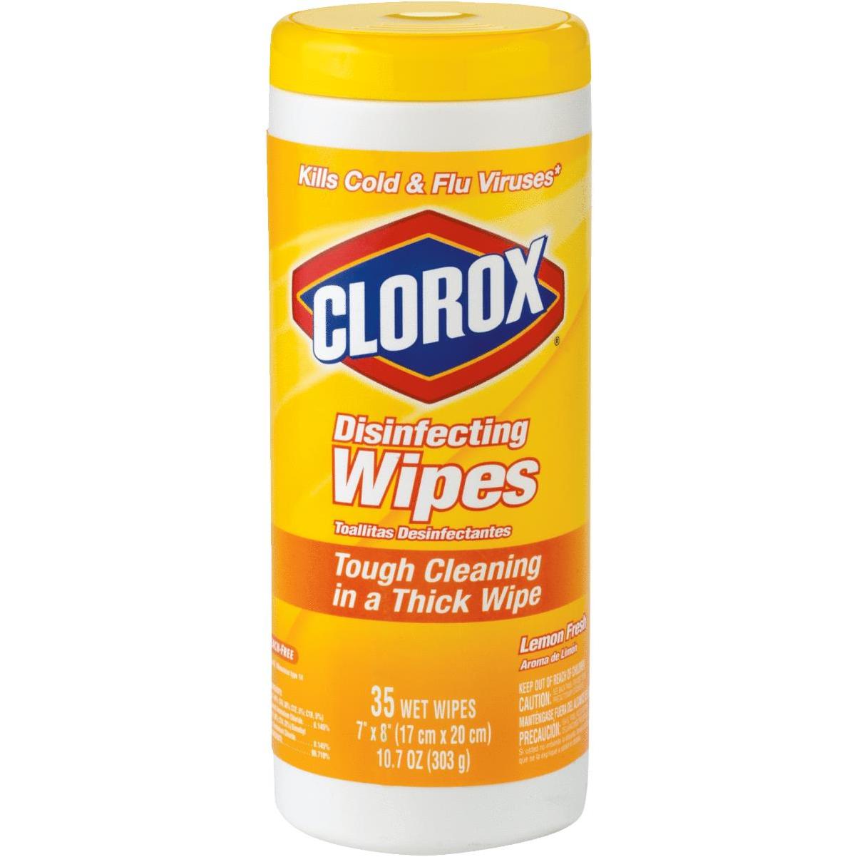 Clorox Disinfecting Wipes Bleach Free Cleaning Wipes Crisp Lemon