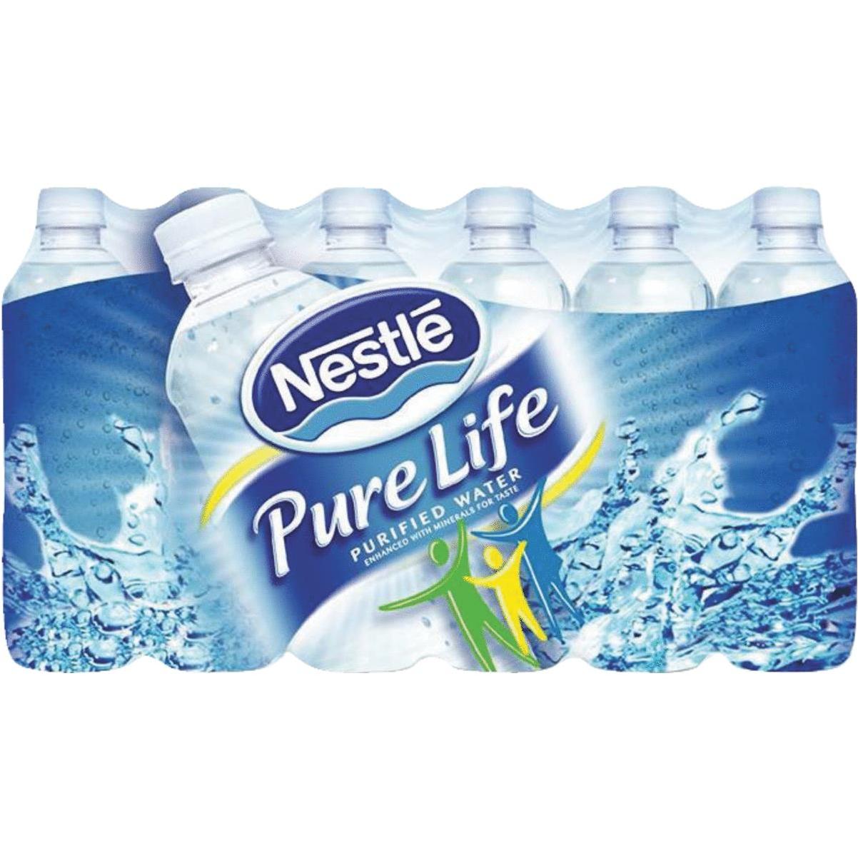 Nestle Pure life Purified Water - 8 oz Bottled Spring Water - 24 Pack  Bottled Water - Mini 8 oz Water Bottles | Pack of 24