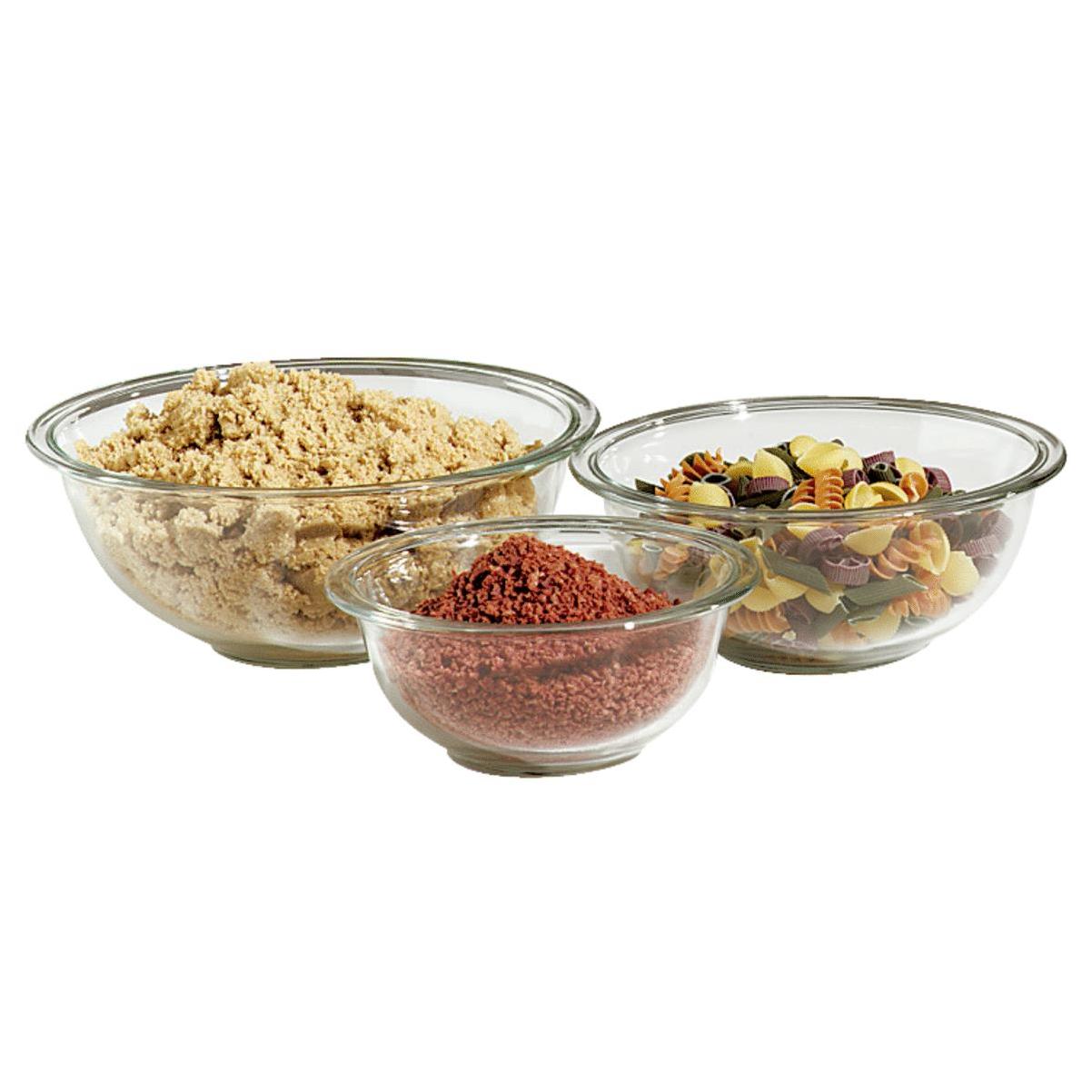 3-Piece Stainless Steel Mixing Bowl Set - GoodCook