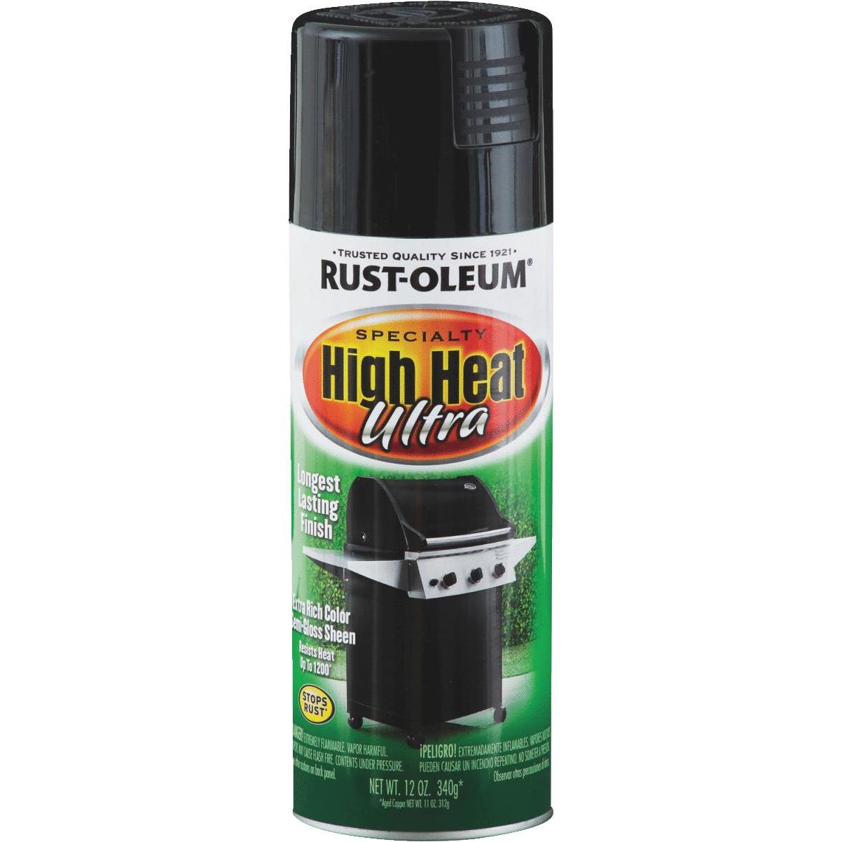 Rust-Oleum Stops Rust Flat Black 12 Oz. Anti-Rust Spray Paint