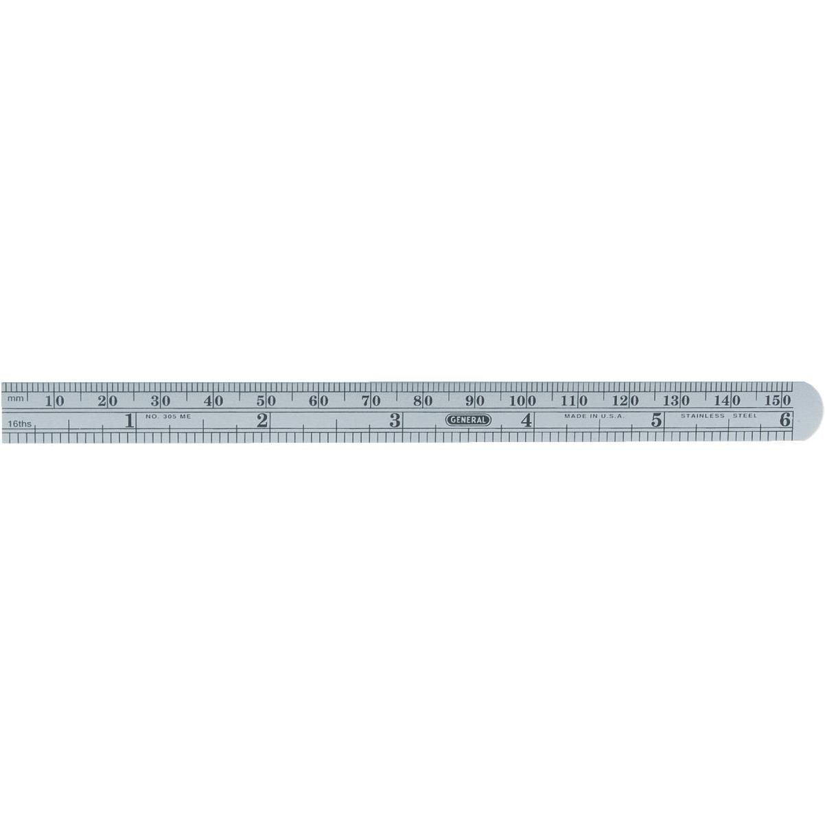 Johnson Level 4-ft Metal Ruler in the Yardsticks & Rulers department at