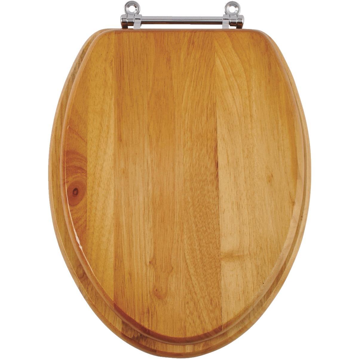 Oak Elongated Toilet Seat 10-007 - Durable And Stylish Bathroom Accessory