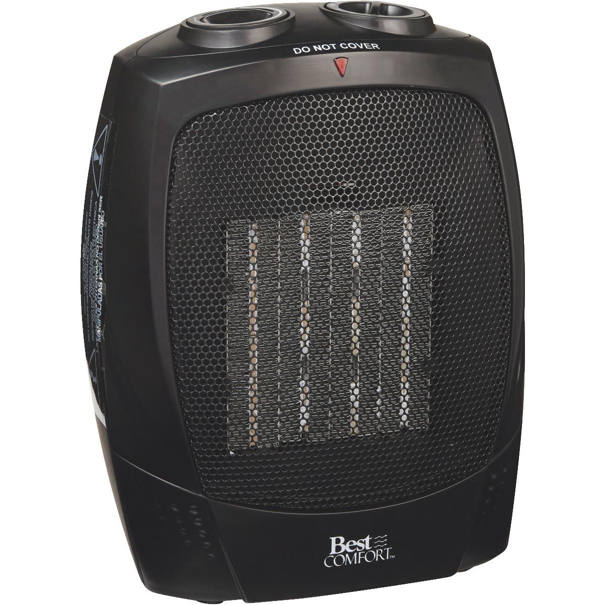 BLACK+DECKER Up to 1500-Watt Ceramic Tower Indoor Electric Space Heater  with Thermostat and Remote Included in the Electric Space Heaters  department at