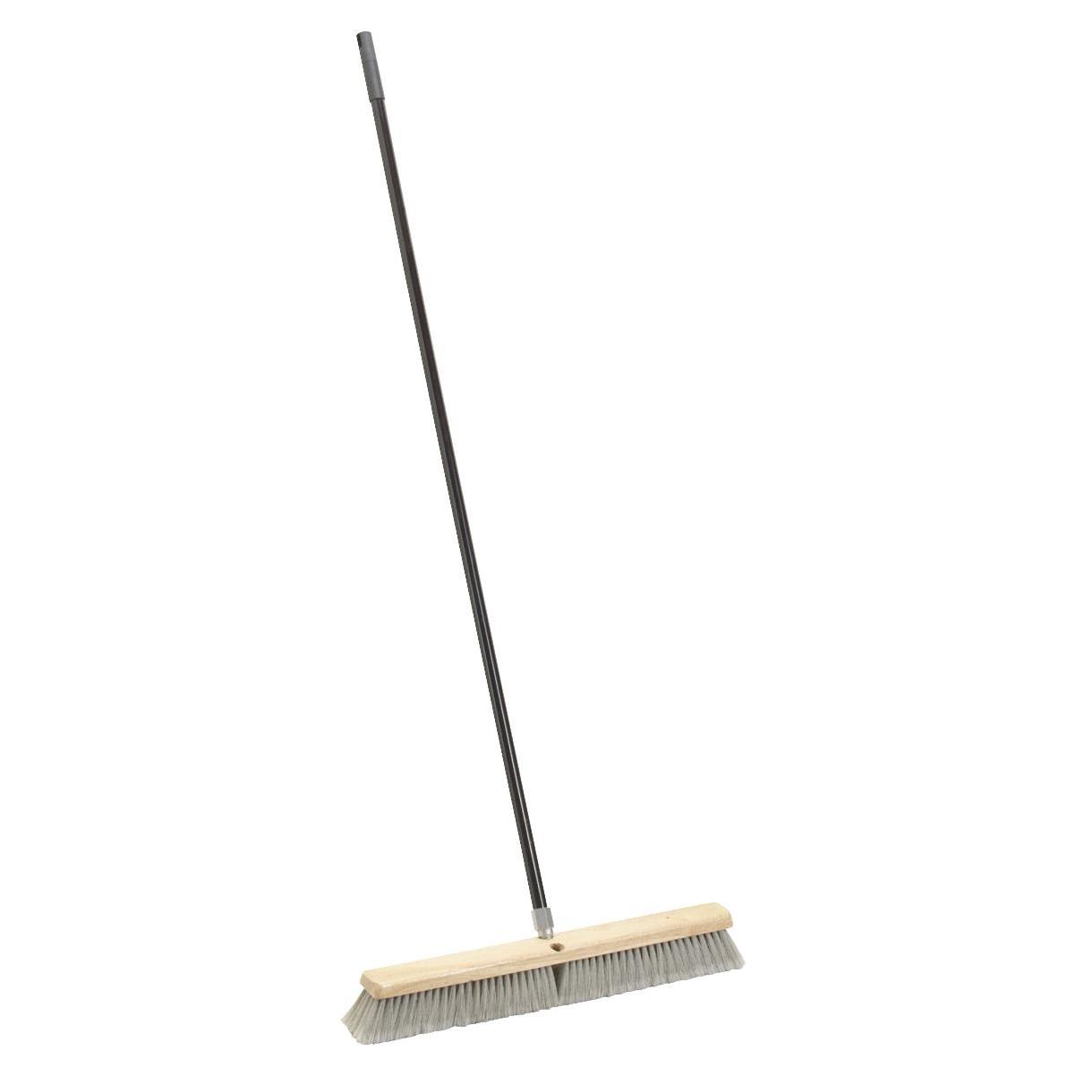 Rubbermaid 24in Black Plastic Foam Block Fine Floor Sweep Push