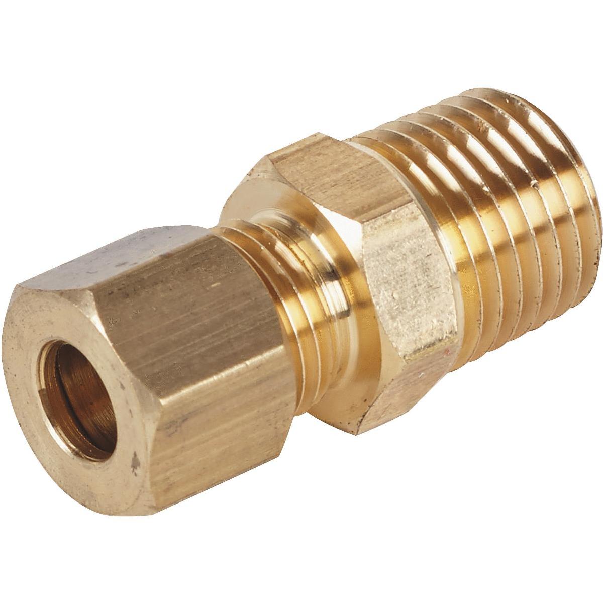 Do it 1/4 In. x 1/4 In. Male 90 Deg. Low Lead Compression Brass Elbow (1/4  Bend)