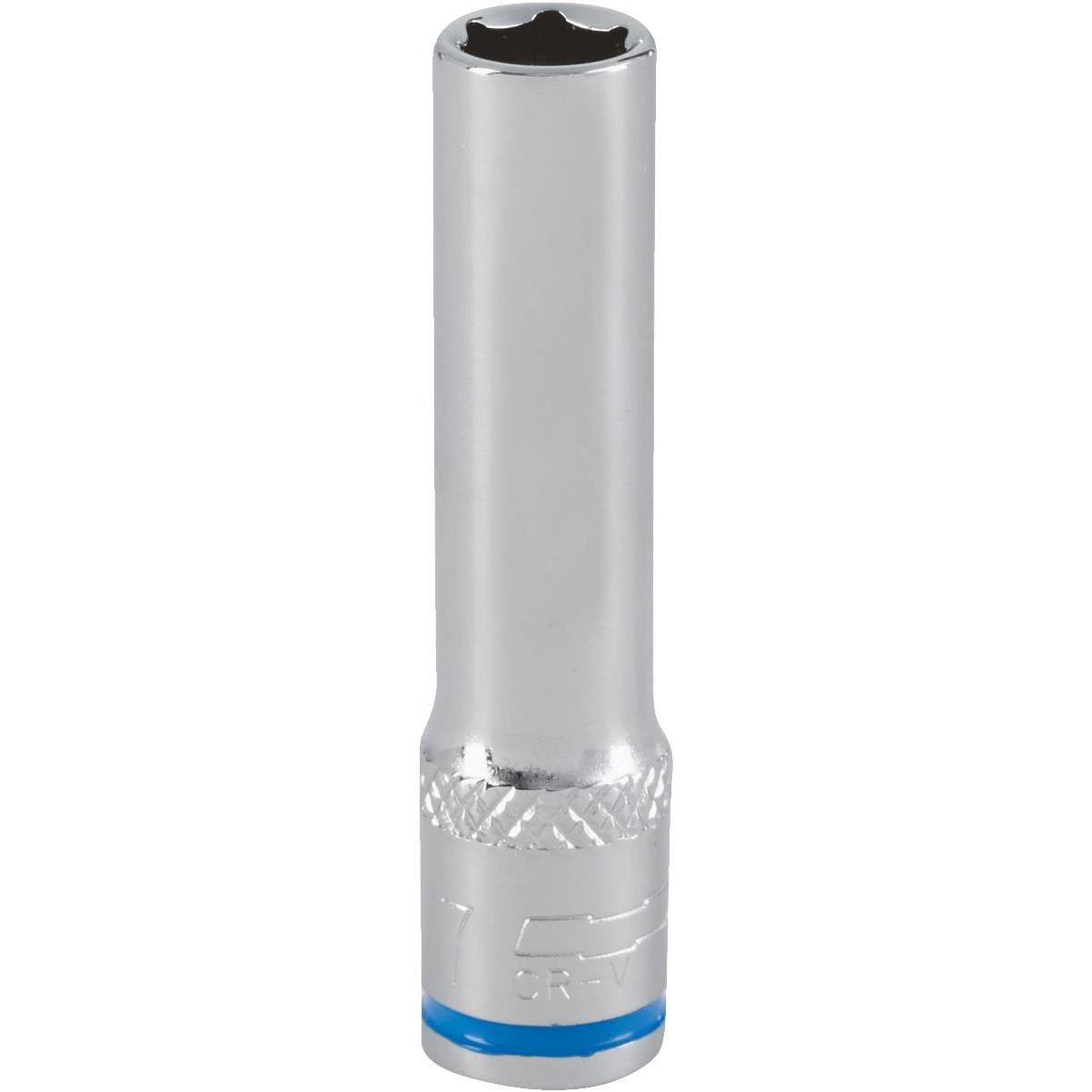Channellock 1/4 In. Drive 7 mm 6-Point Deep Metric Socket | Elitsac, Inc.