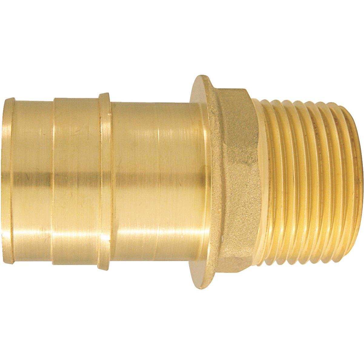 Proline Series 1-in x 1-in Threaded Male Adapter Nipple Fitting in the Brass  Fittings department at