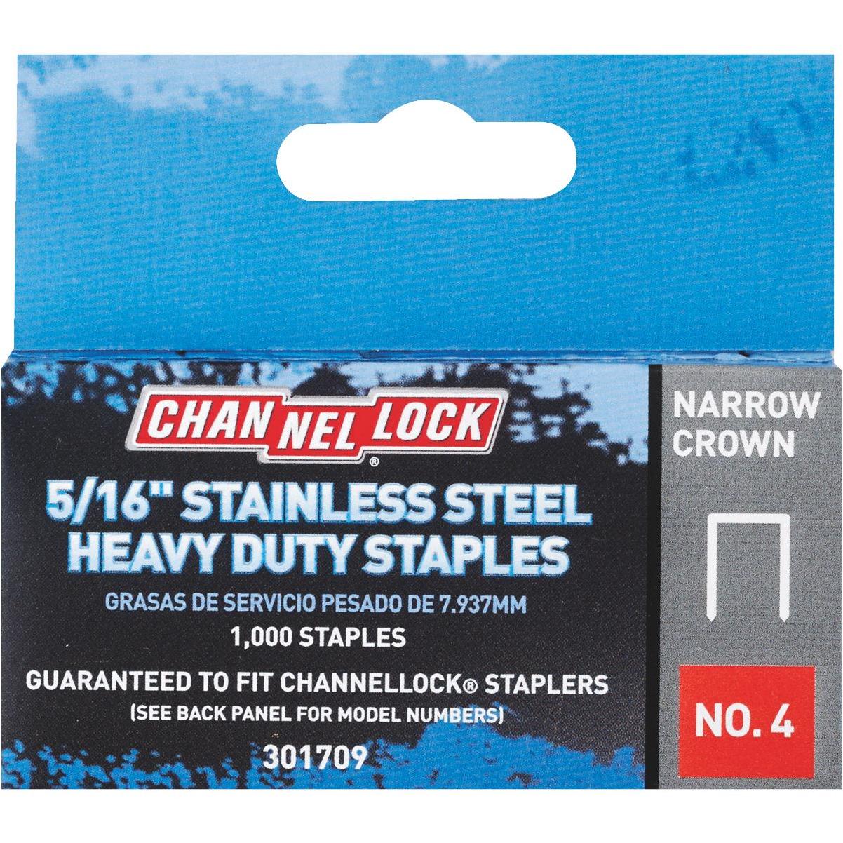 T50 3/8 in. Crown 18-Gauge Stainless Steel Staples (1000-Pack)