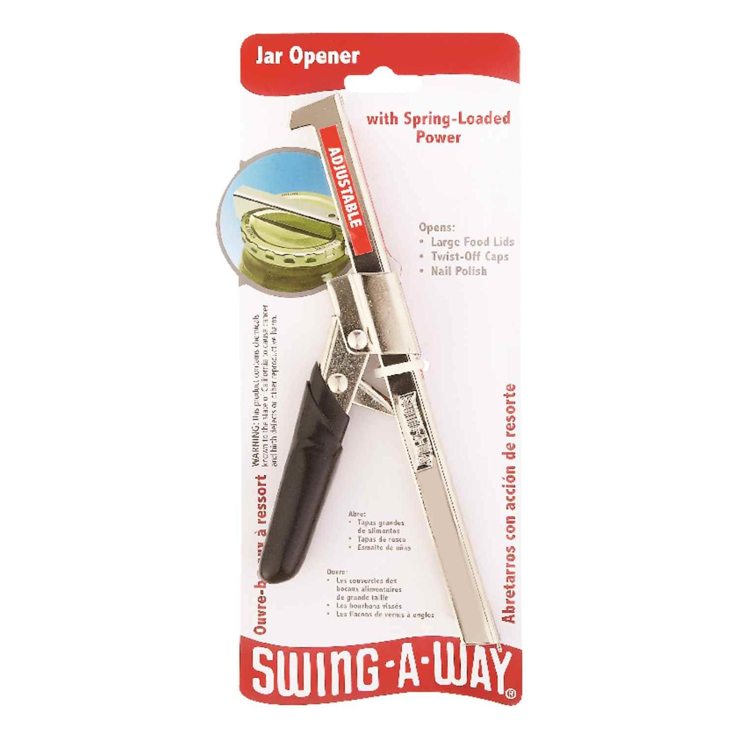 Swing-a-way Comfort Grip Jar Opener With Ergonomic Comfort Handles