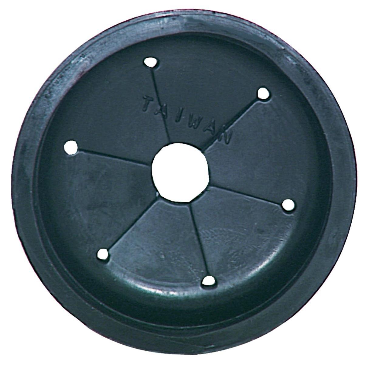 3-3/8 in. Rubber Disposer Splash Guard in Black