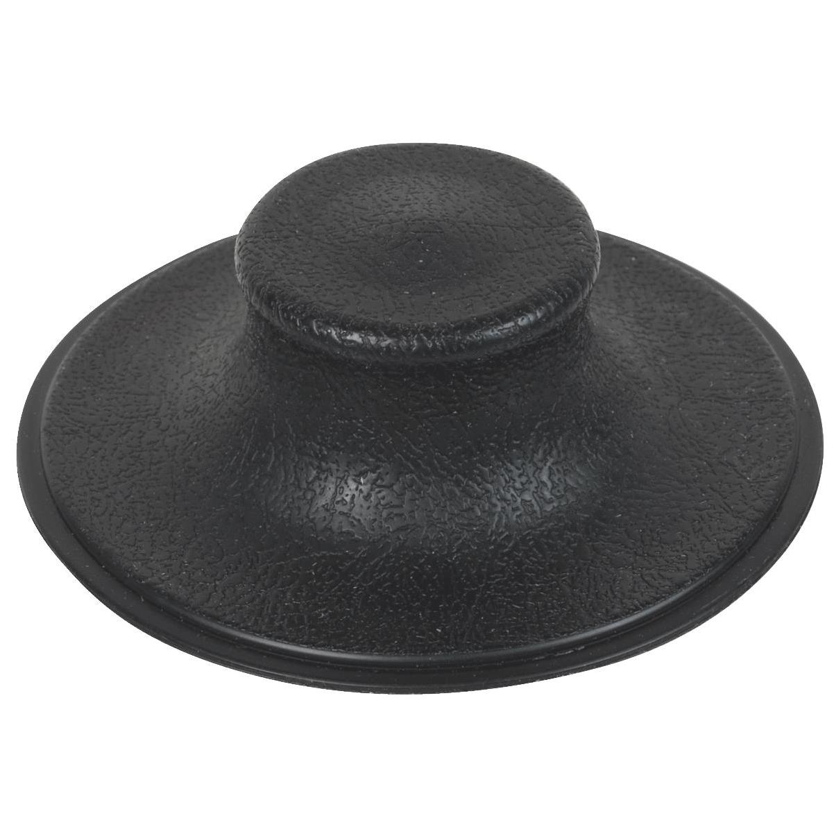 3-3/8 in. Rubber Disposer Splash Guard in Black