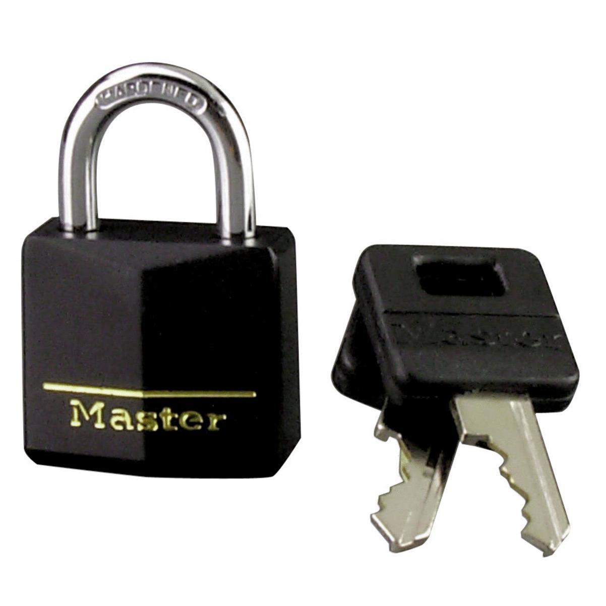 Master Lock Combination Padlock, 1-3/16-in Wide x 3/4-in Shackle