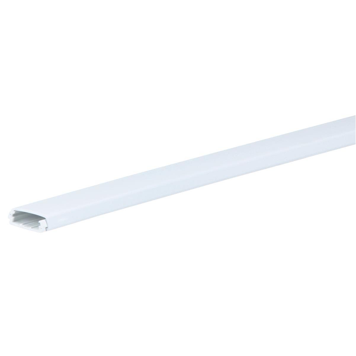 Garage Door Weatherstripping, White PVC, 16-Ft.