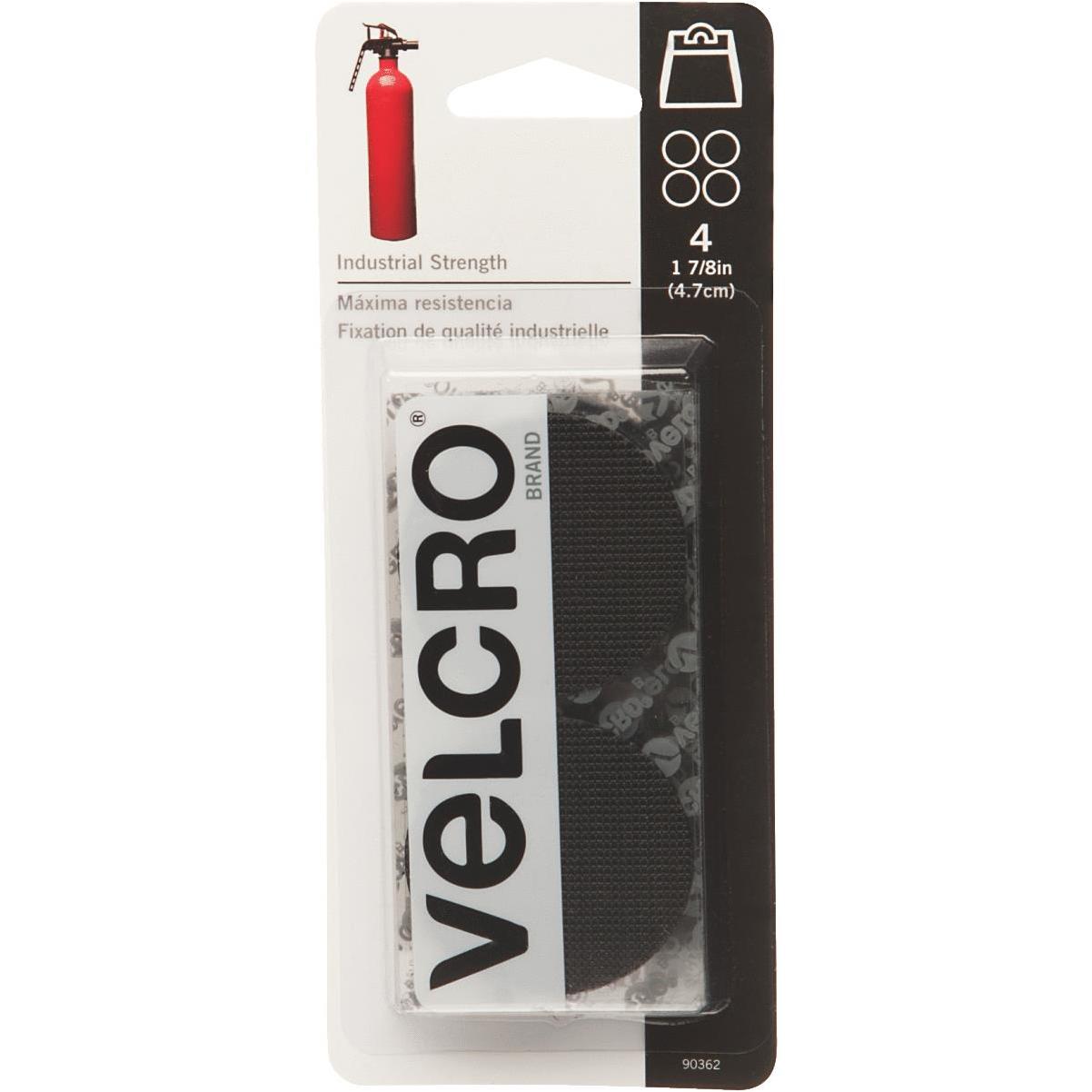 VELCRO Brand Industrial Strength Extreme Black 2 In. x 4 In. Adhesive Hook  & Loop Strip (2 Ct.)