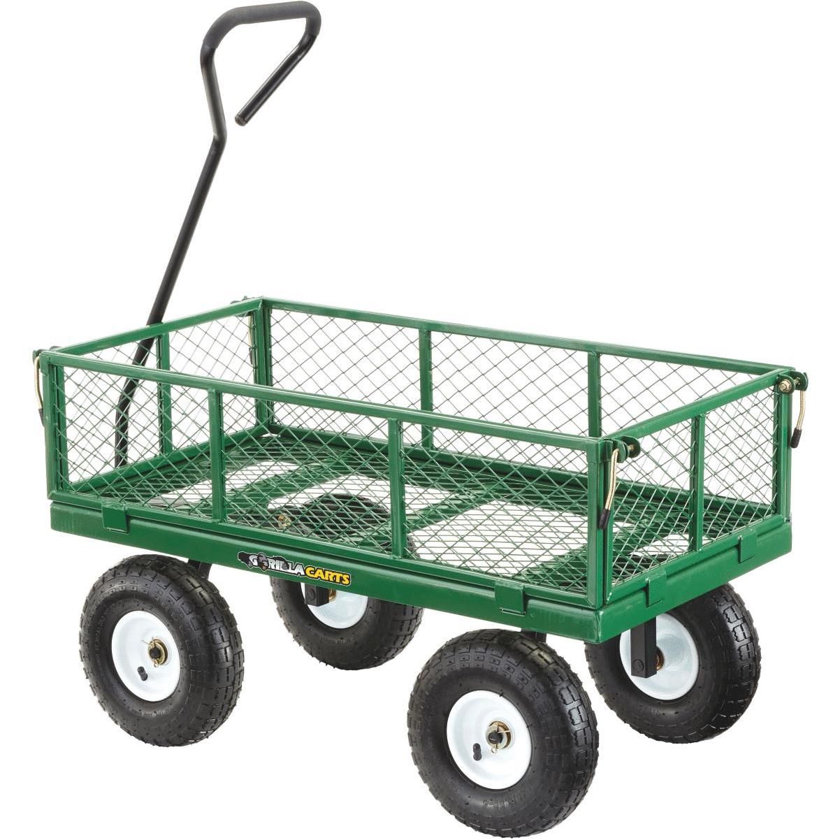 Gorilla Carts 6-cu ft Steel Yard Cart at
