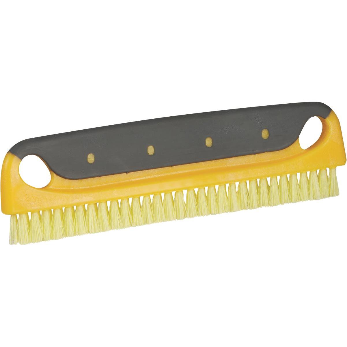 Libman Easy-Grip 4.75 In. Polymer Sanoprene Bristle Rubber Grip Scrub Brush