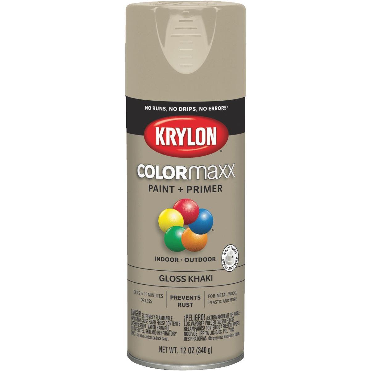 Krylon Gloss Dover White Spray Paint and Primer In One (NET WT. 12