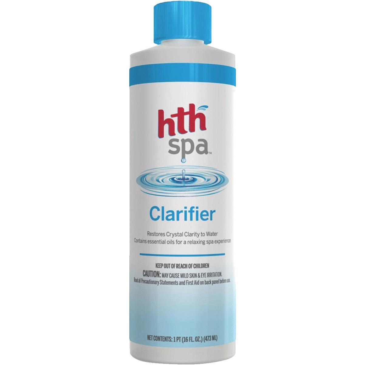 HTH Spa Care Clarifier, Concentrated for Spas & Hot Tubs, 16 oz