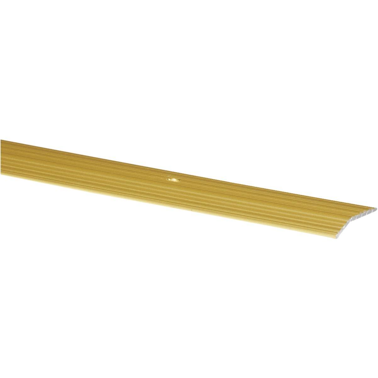 M-D Satin Brass 1-3/8 In. x 3 Ft. Aluminum Carpet Gripper