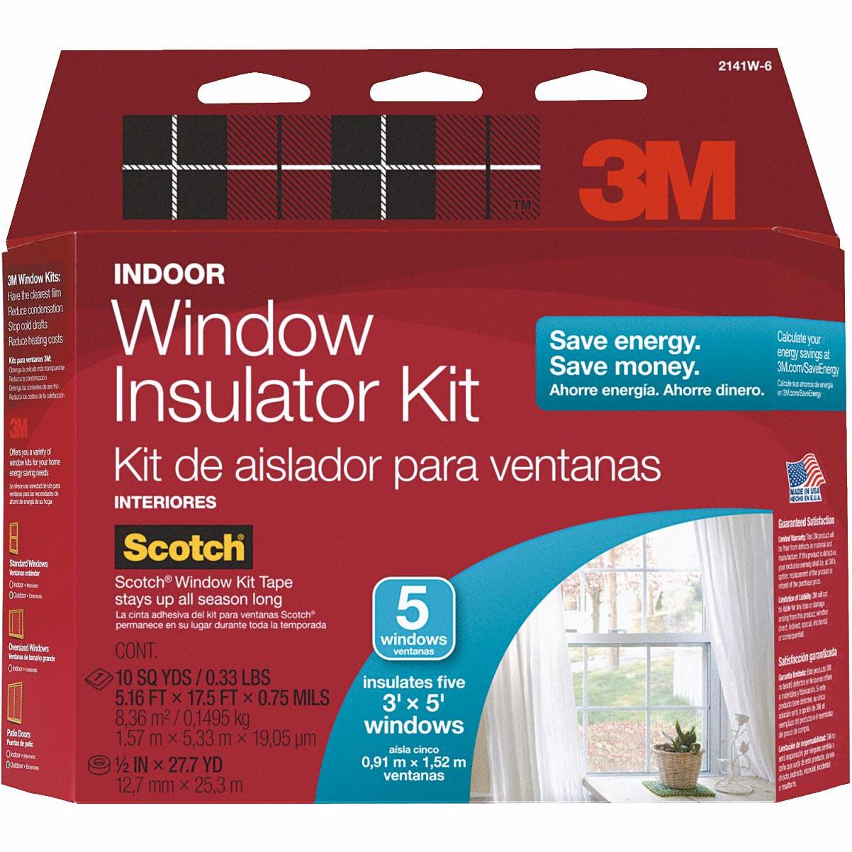 3M 84 In. x 237 In. Oversized Window Indoor Window Insulation Kit