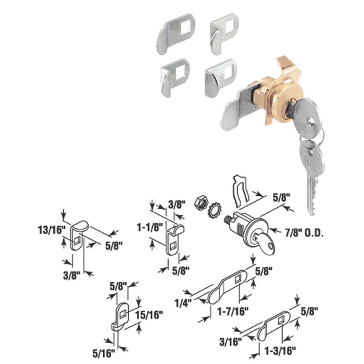 Defender Security 3/4 Steel Drawer & Cabinet Lock - Keyed Different - Valu  Home Centers