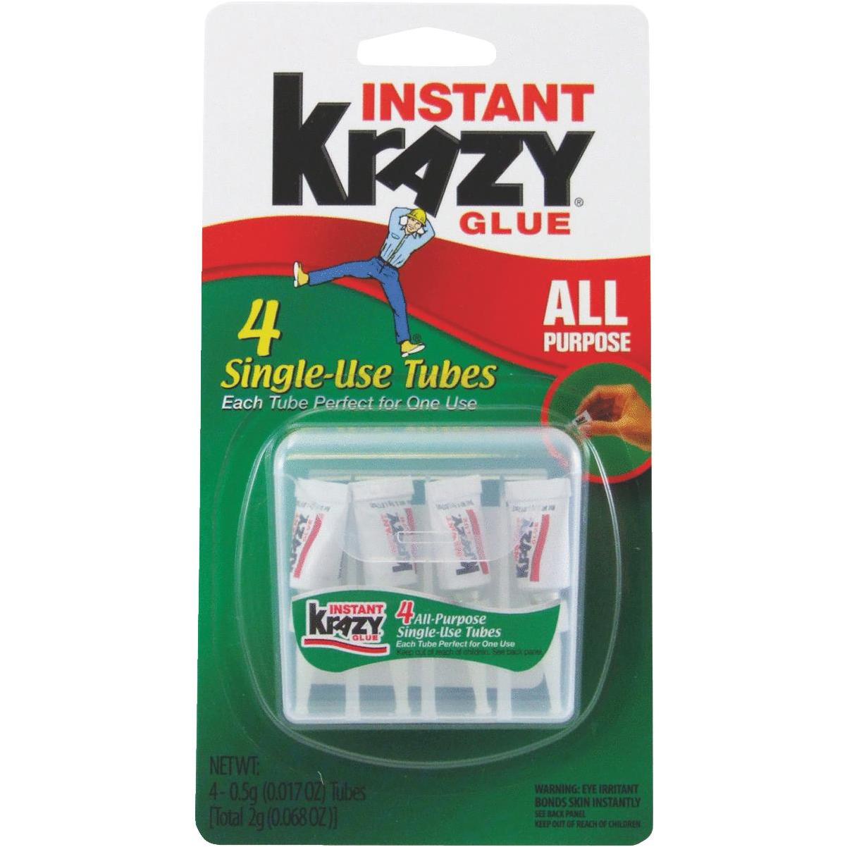 Elmer's Instant Krazy Glue All-Purpose Single Use Tube 2pk