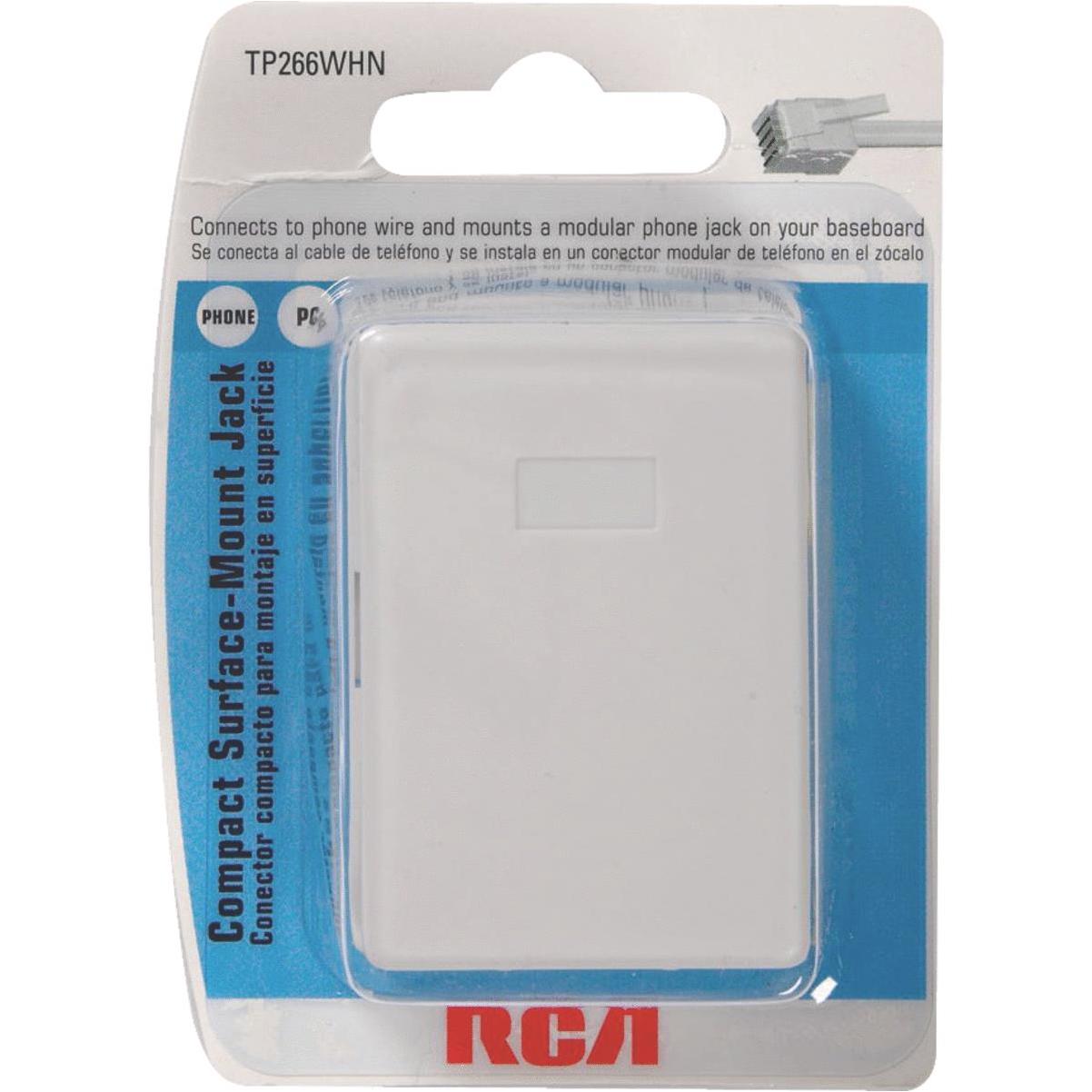 WHT COMPACT PHONE JACK