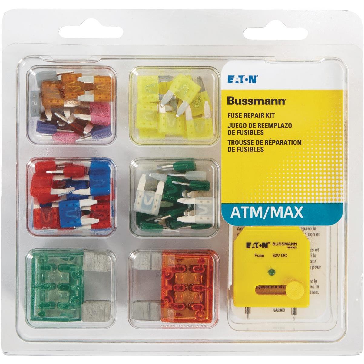 Bussmann ATM, MAX  FT Blade Fuse Assortment (64-Piece) Elitsac, Inc.