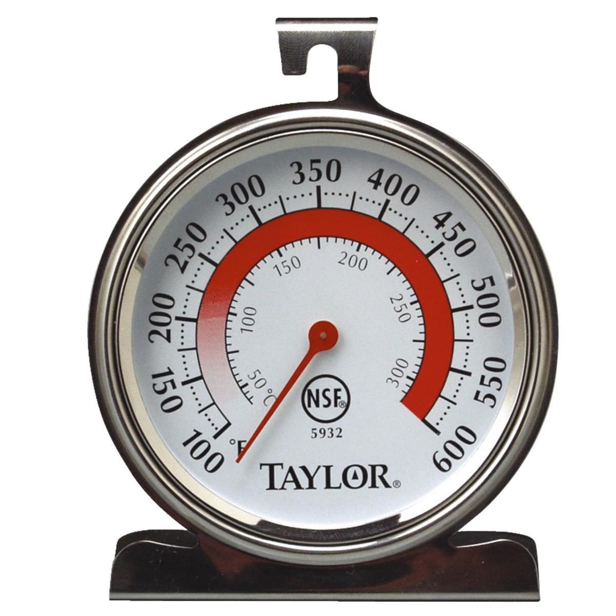 NEW TAYLOR 5939N CLASSIC STAINLESS MEAT THERMOMETER EASY READ DIAL  ADJUSTABLE