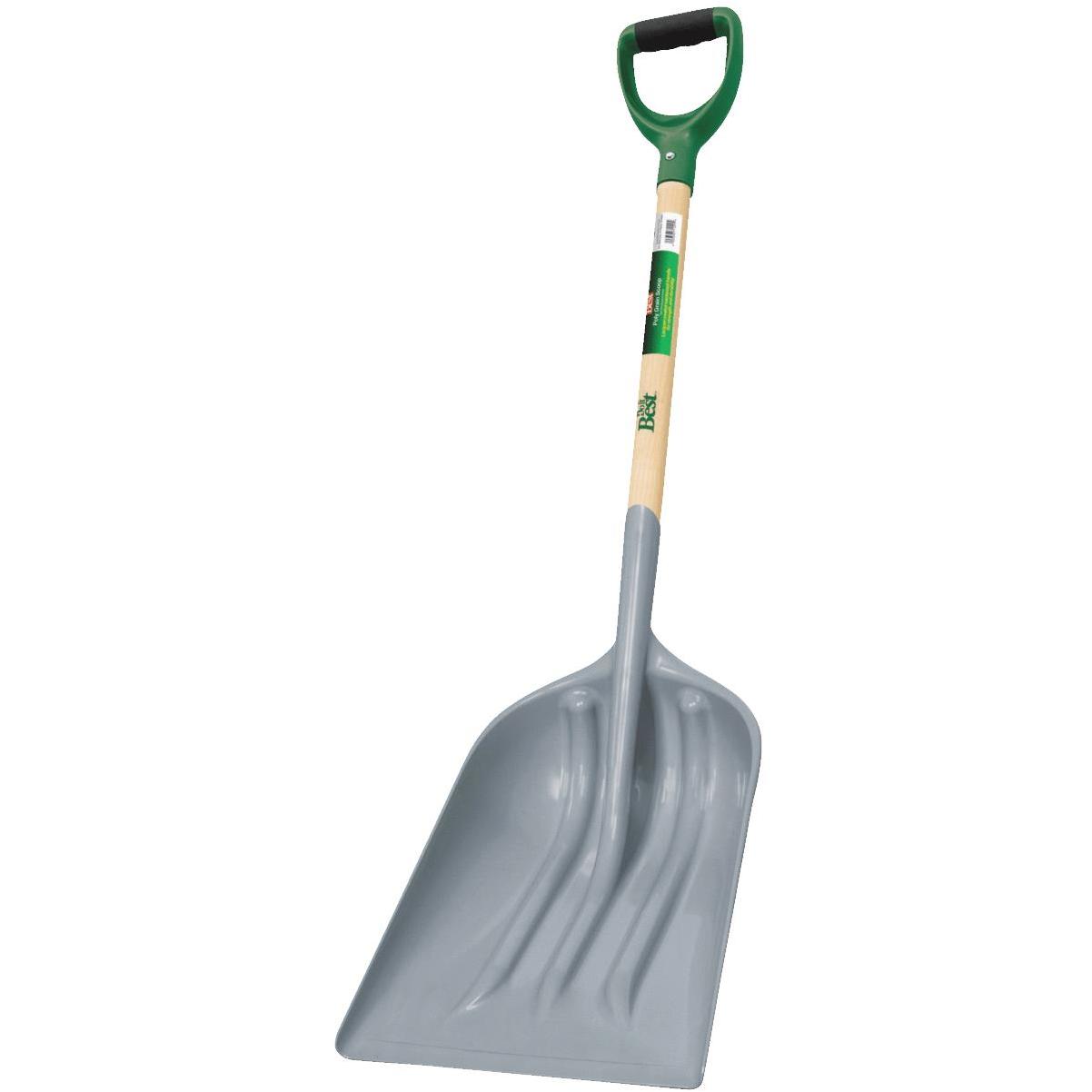 Bully Tools 25 In. Poly D-Grip Handle Plastic Scoop Shovel