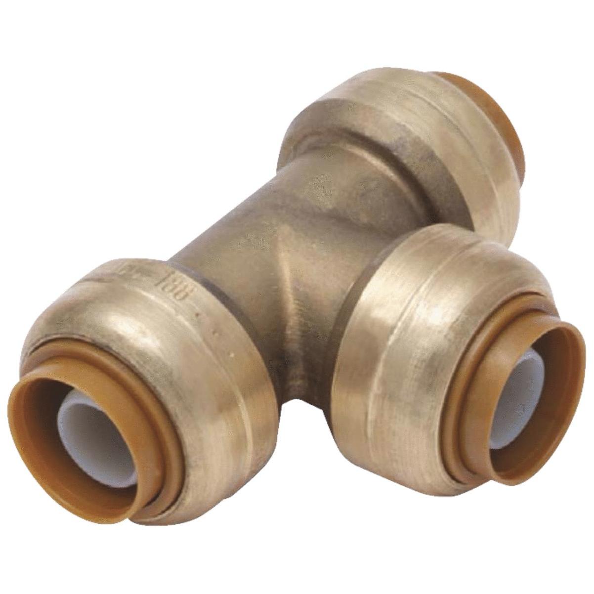 PlumbShop Brass Hex Pipe Nipple, 1/2-in MIP